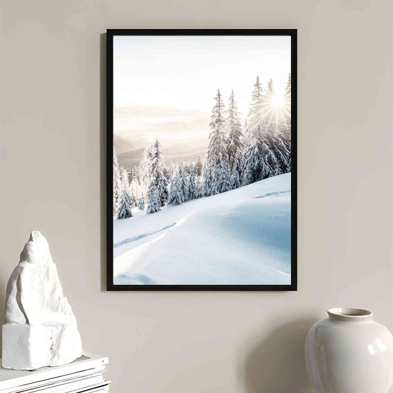 تابلو مدل Winter sunrise کد 248901465 - Image 3