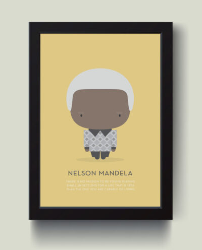 تابلو مدل نلسون ماندلا Nelson Mandela کد S3020-b
