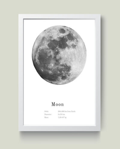 تابلو مدل ماه Moon کد S0626-w
