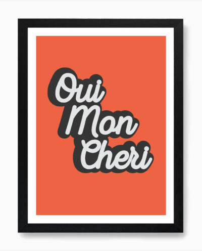 تابلو مدل Oui Mon Cheri کد 248901414