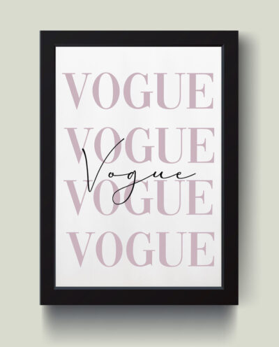 تابلو مدل مینیمال Vogue کد S0620-b