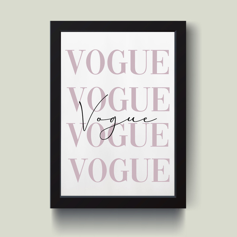 تابلو مدل مینیمال Vogue کد S0620-b