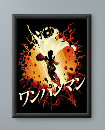 تابلو مدل سایتاما وان پانچ من saitama one punch man 03