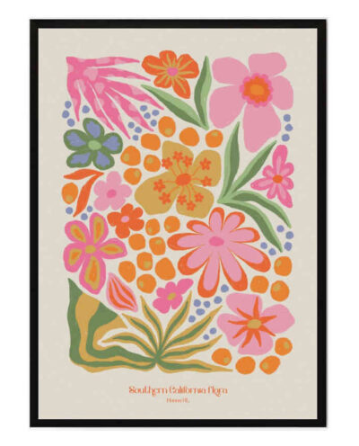 تابلو مدل Southern california flora کد 248901756
