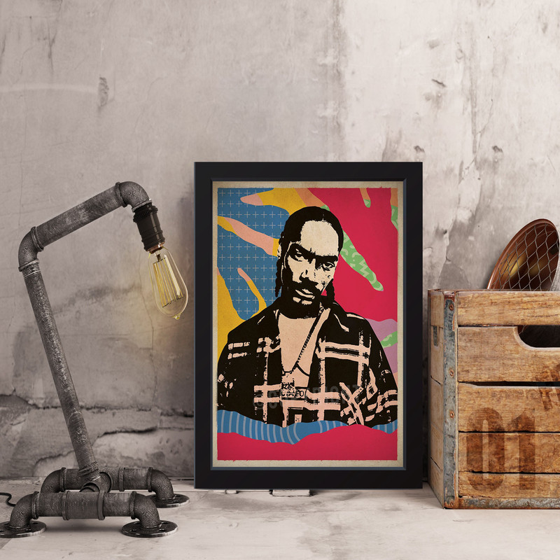 تابلو مدل اسنوپ داگ Snop dogg کدS1405-b - Image 4
