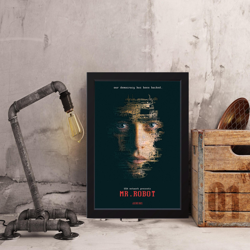 تابلو مدل Mr Robot کد MJ131381 - Image 2
