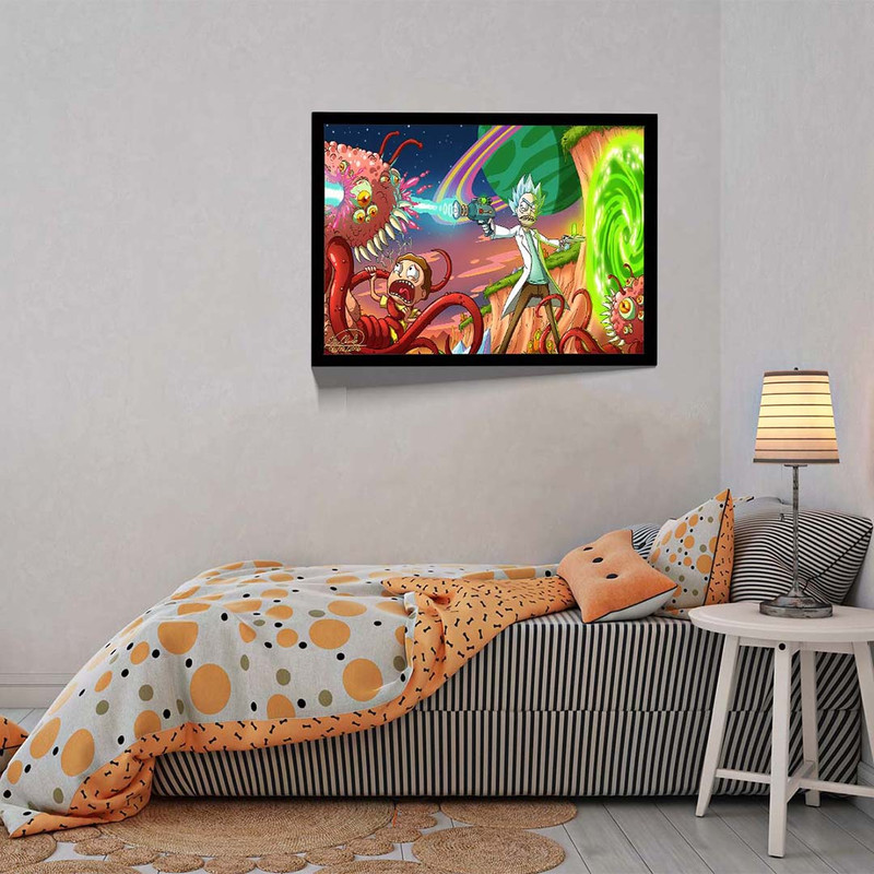تابلو مدل rick and morty کد F-15033 - Image 8