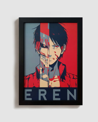 تابلو مدل اتک آن تایتان ارن attack on titan eren BL006