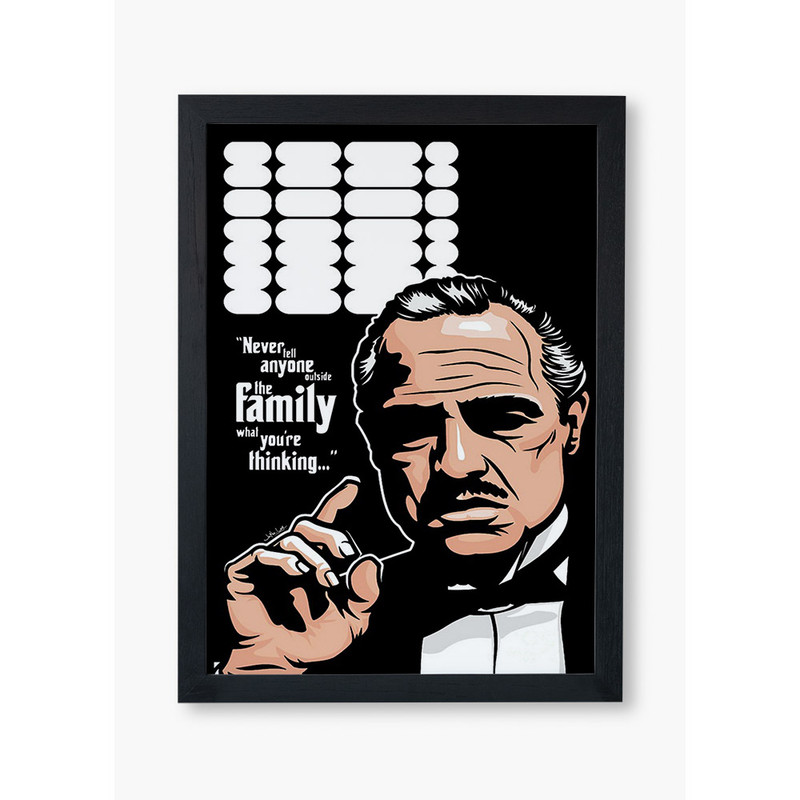 تابلو صبا طرح مدل God father کد m2593w - Image 2