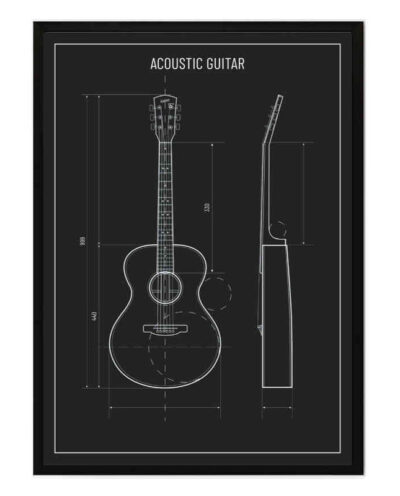 تابلو مدل Guitar sketch کد 2489011034