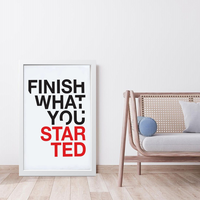 تابلو مدل انگیزشی Finish کدG12-48 - Image 4