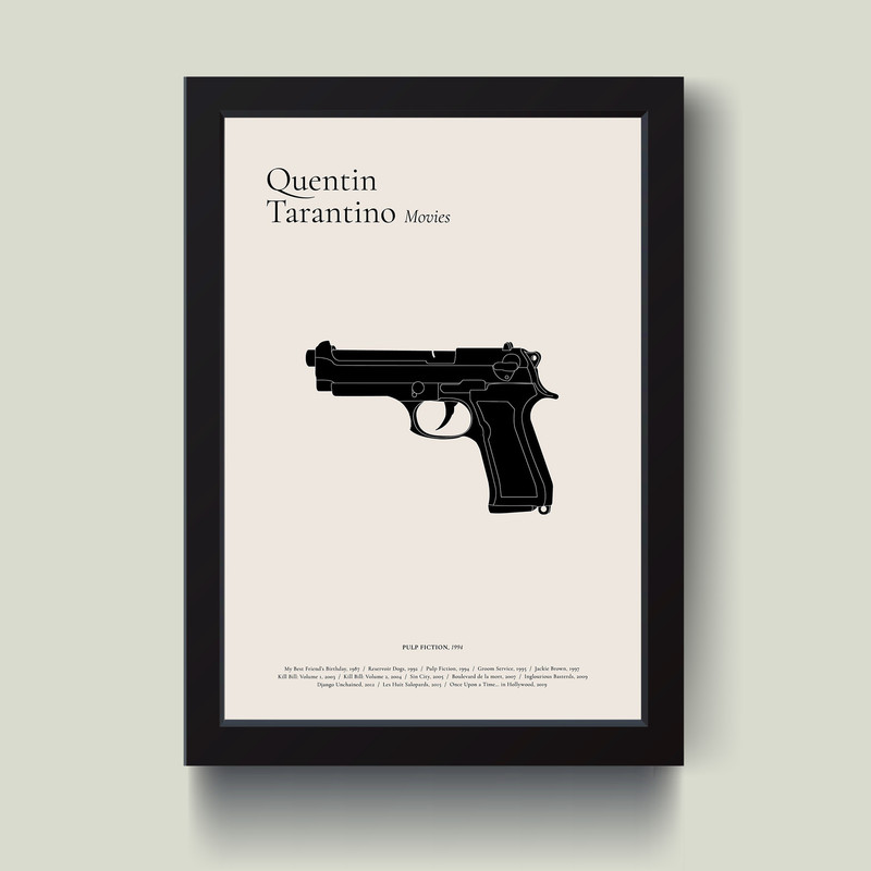 تابلو مدل Quentin Tarantino کدm2613-b