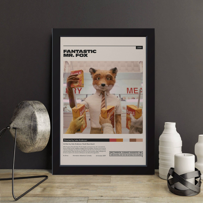تابلو مدل Fantastic Mr.Fox کدQ2642 - Image 2