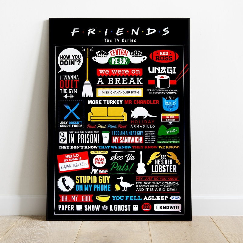 تابلو بلوویش مدل Friends - Image 2