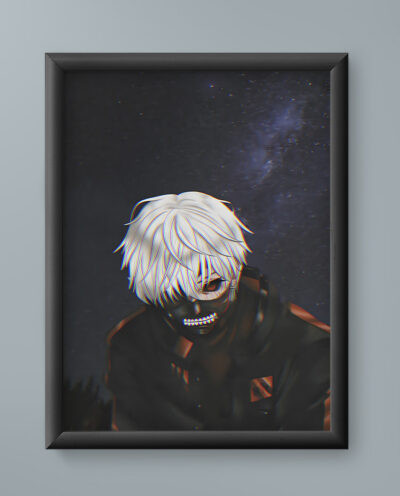 تابلو مدل انیمه کن کانکی توکیو غول Ken Kaneki Tokyo Ghoul anime 01
