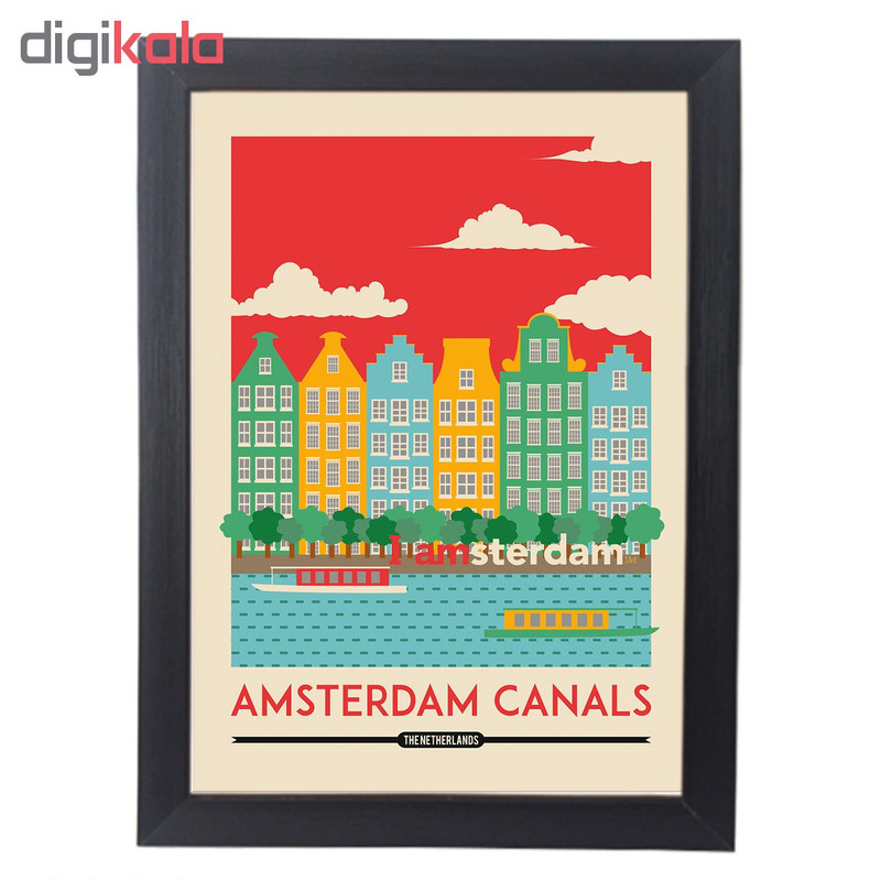 تابلو آگاپه مدل G101 طرح Amsterdam - Image 2