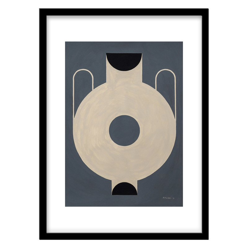 تابلو فورنیمو مدل Abstract Circular Vase کد 10138B