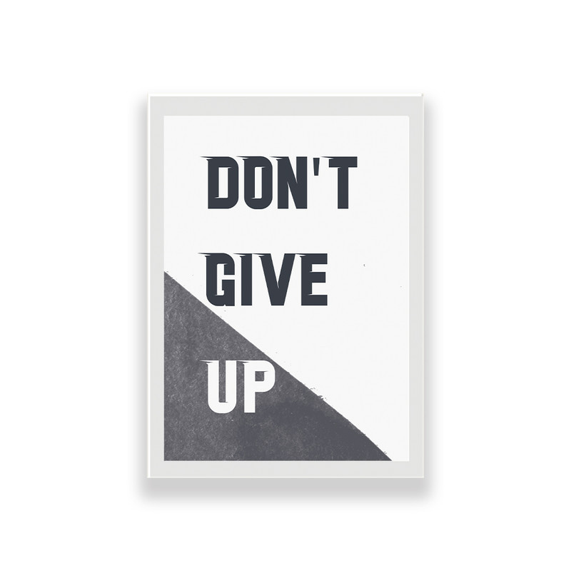 تابلو طرح انگیزشی dont give up - Image 2