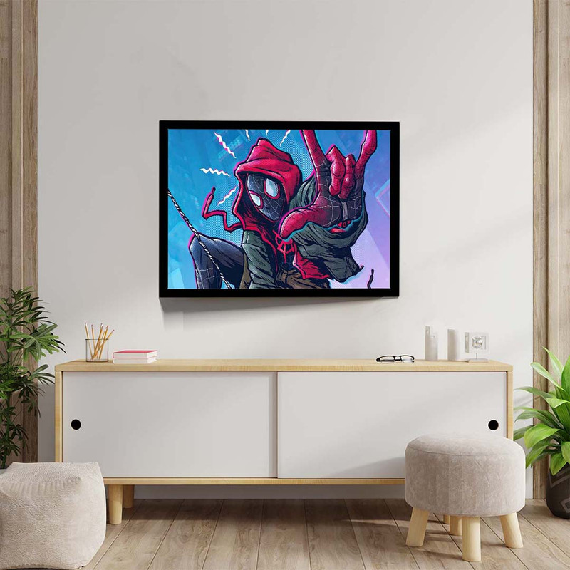 تابلو مدل spider man miles کد F-10011 - Image 4