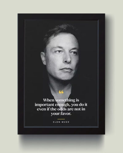 تابلو مدل انگیزشی ایلان ماسک Elon musk کدS1631-b