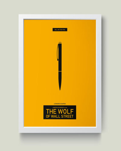 تابلو مدل The Wolf of wallstreet گرگ وال استریت کدS2904-w