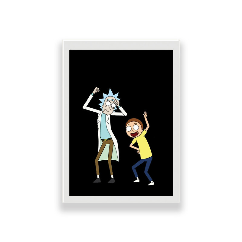 تابلو طرح انیمیشن Rick and Mortyمدل 3 - Image 2