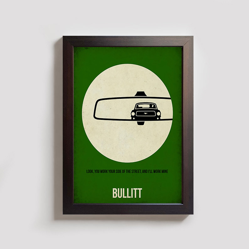 تابلو مدل فیلم bullitt BR052 - Image 2