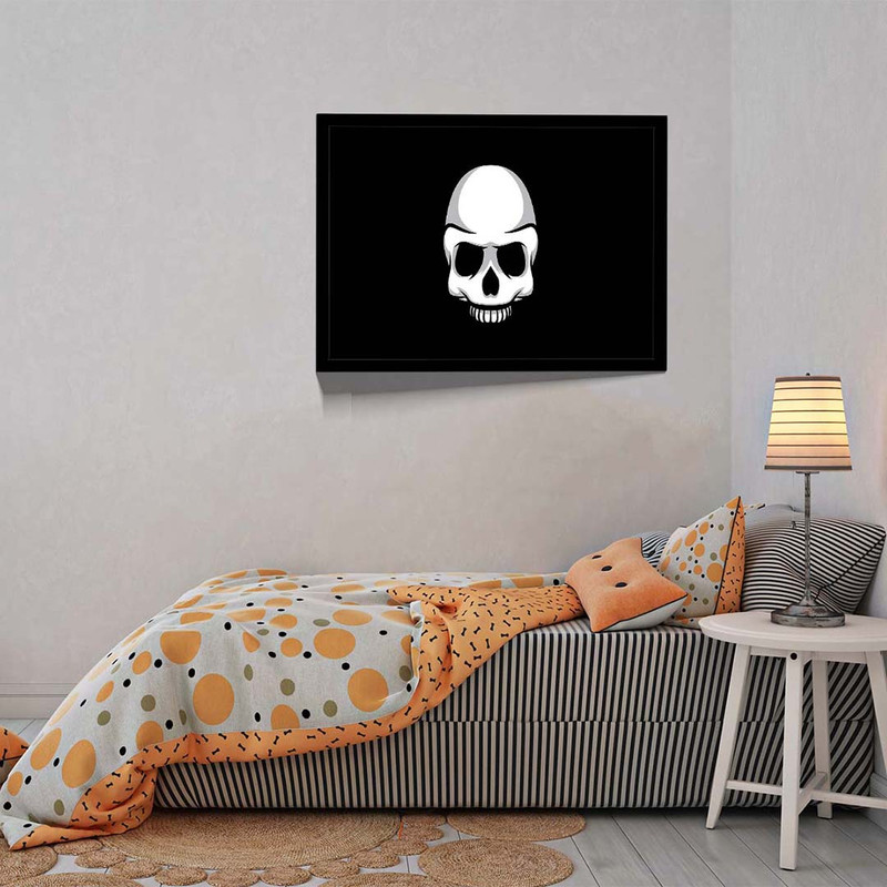 تابلو مدل skull black minimalism کد F-17003 - Image 8