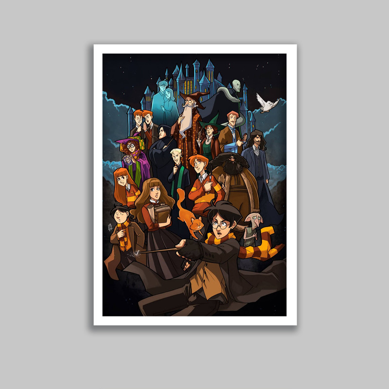 تابلو مدل هری پاتر Harry Potter کد LA-G10578