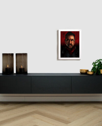تابلو مدل سریال مردگان متحرک نیگان walking dead negan W353
