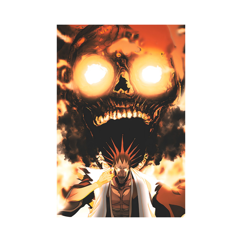 تابلو مدل انیمه کنپاچی زاراکی بلیچ Kenpachi Zaraki Bleach anime 06 - Image 2