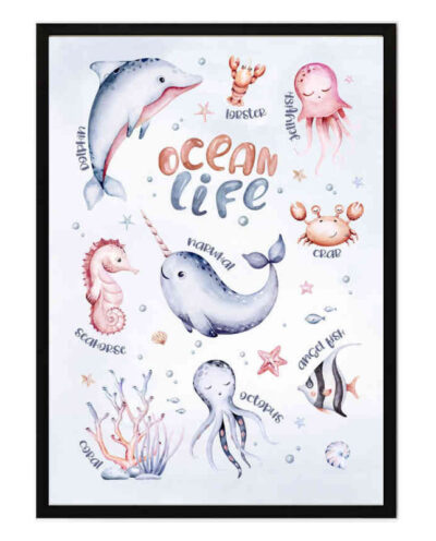 تابلو مدل Ocean life کد 248901794