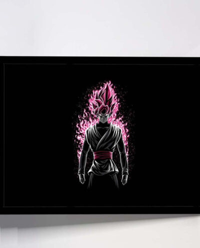 تابلو مدل battle fire super saiyan کد F-11013