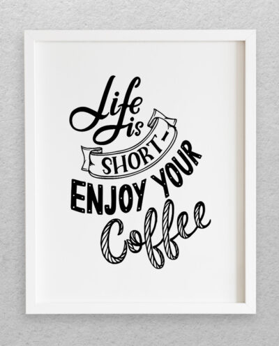 تابلو مدل نوشته انگلیسی طرح COFFEE کد 718