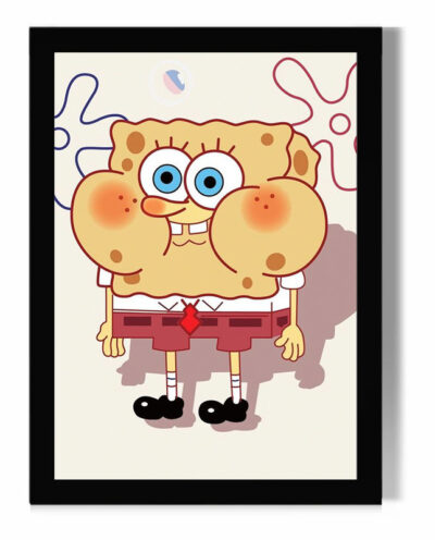 تابلو مدل دیواری طرح انیمیشن باب اسفنجی SpongeBob کد FD269