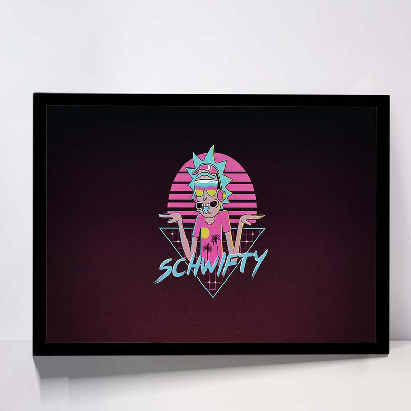 تابلو مدل rick and morty کد F-15027
