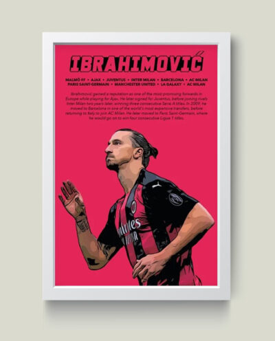 تابلو مدل ابراهیمویچ Ibrahimovic کد G11-17