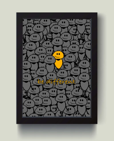 تابلو مدل Be different کدm5022