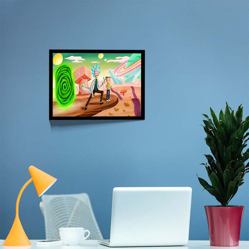 تابلو مدل rick and morty کد F-15032 - Image 9