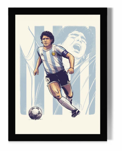 تابلو مدل دیواری طرح دیگو مارادونا Diego Maradona کد FD477