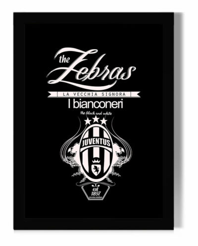 تابلو مدل دیواری طرح یوونتوس Juventus کد FD542