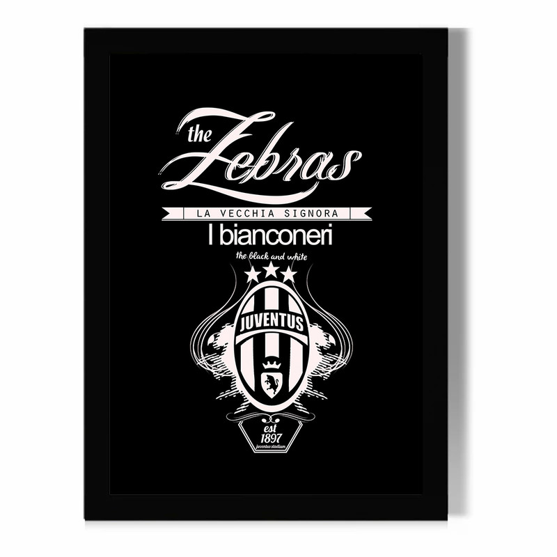 تابلو مدل دیواری طرح یوونتوس Juventus کد FD542