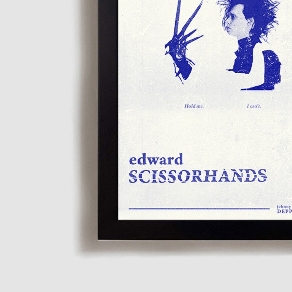 تابلو مدل فیلم ادوارد دست قیچی edward scissorhands B374 - Image 3