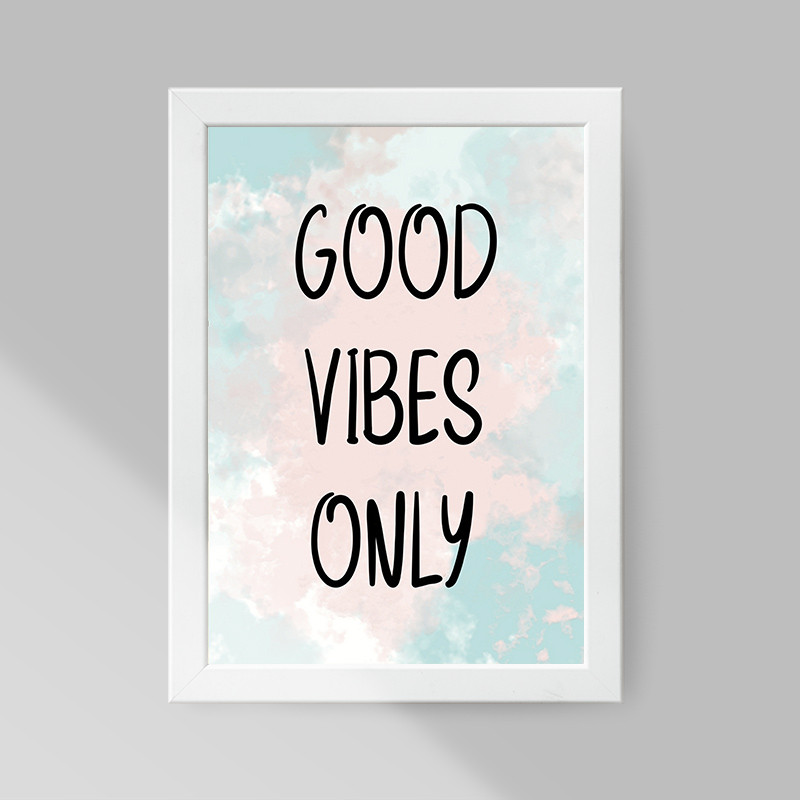 تابلو صبا طرح مدل انگیزشی good vibes کد sw - Image 2