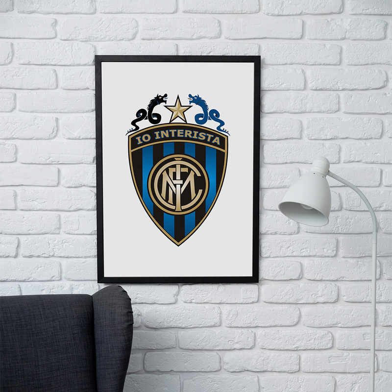 تابلو مدل دیواری طرح اینتر میلان Inter Milan کد FD582 - Image 2