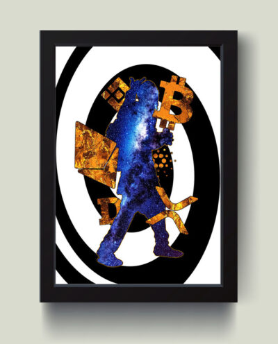تابلو مدل Crypto Currency کریپتو کد m2427-b