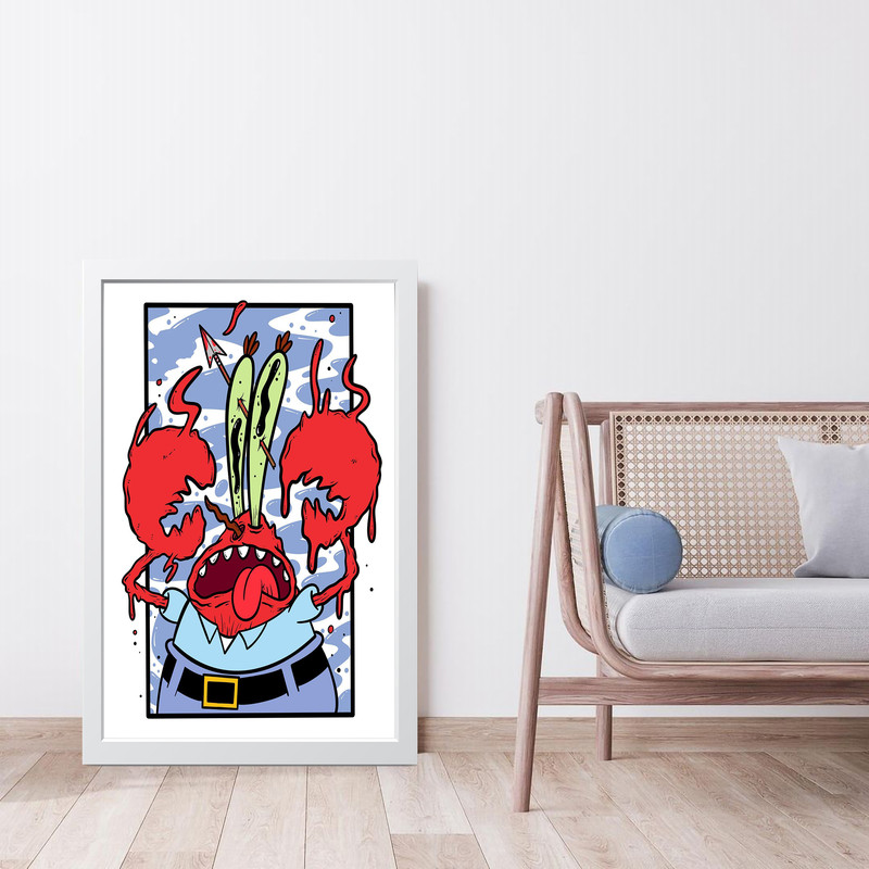 تابلو مدل خرچنگ Mr.Krabs کد G6-38 - Image 2