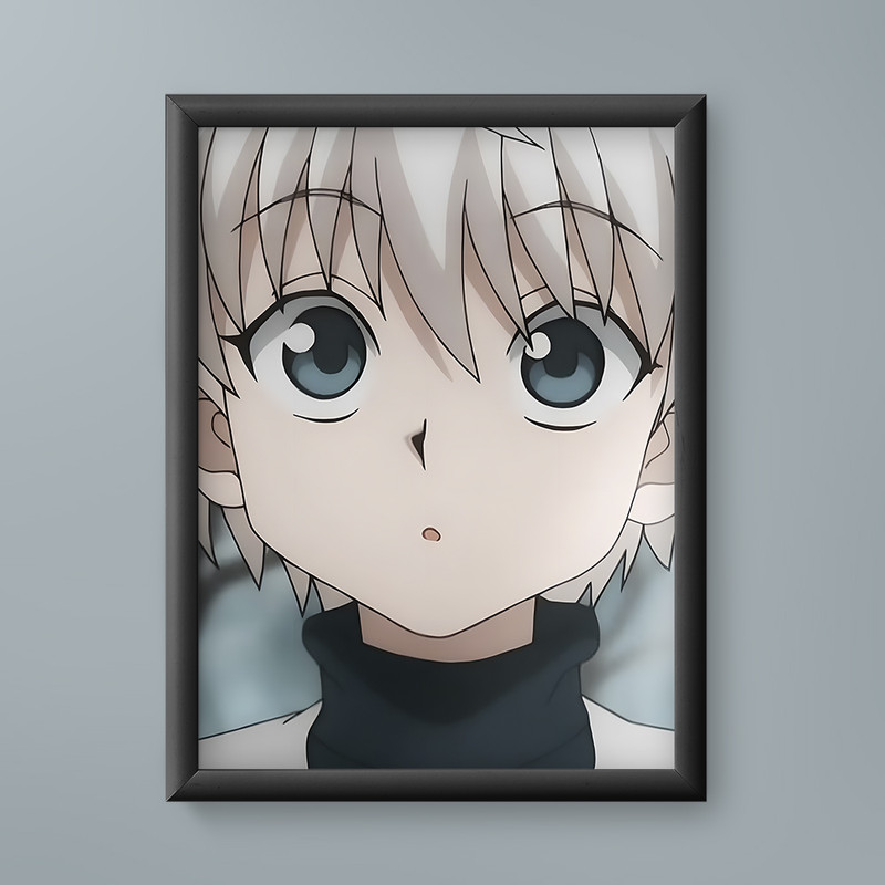 تابلو مدل انیمه کیلوا زولدیک هانتر ایکس هانتر Killua Zoldyck Hunter Hunter anime 03