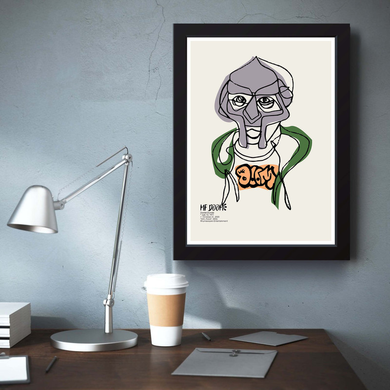 تابلو مدل مینیمال MF DOOM کد S3012-b - Image 4
