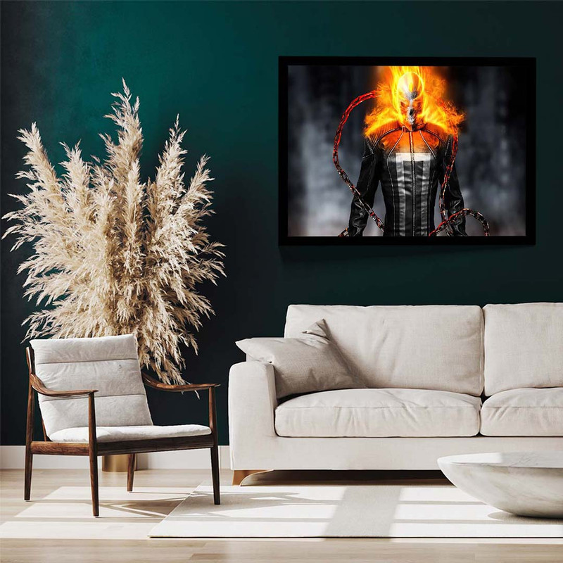 تابلو مدل ghost rider fire کد F-12036 - Image 3